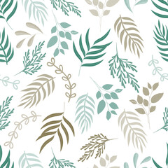 Pattren Seamless Floral Blossom For Textile Texture Illustration Vector