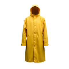 Yellow Raincoat with Hood