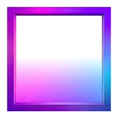 Vibrant, rectangular frame with a gradient background