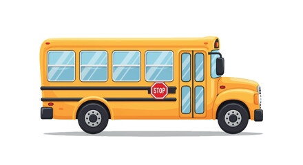 Yellow School Bus for Student Transportation.