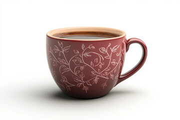 Burgundy Coffee Cup
