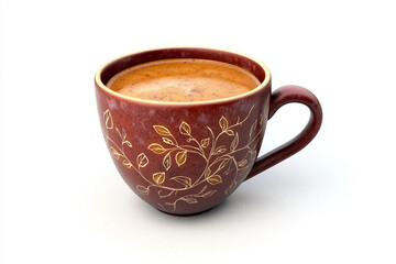 Burgundy Coffee Cup