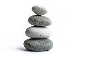 Balanced Tower of River Stones