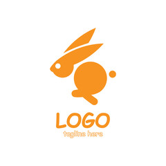 Simple rabbit logo