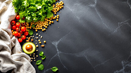 Organic food concept