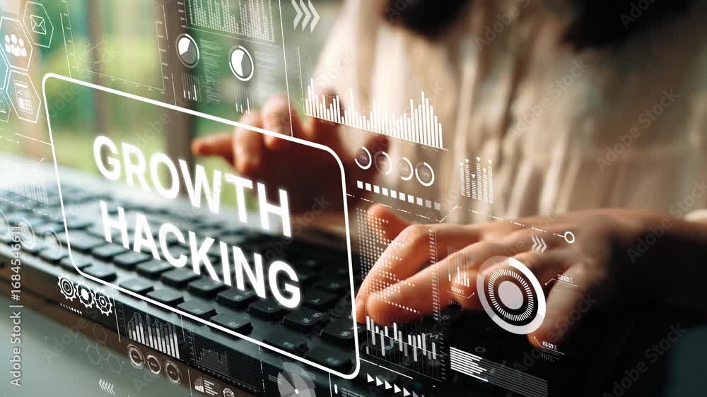 Aufkleber innovative approach to digital marketing strategies with growth hacking techniques and data analytic