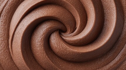 Smooth and Creamy Chocolate Swirl Texture Ideal for Baking, Desserts, Food Photography, and Culinary Artwork in High Resolution