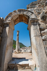 Celsus Library in Ephesus - Selcuk, Türkiye.Ephesus Ancient City (Efes Antik Kenti) Drone Photo, Selcuk Izmir, Turkiye (Turkey)
Ephesus ancient city view in Selcuk Town Turkey
