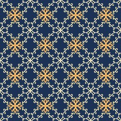 Elegant Moroccan Geometric Floral Repeat