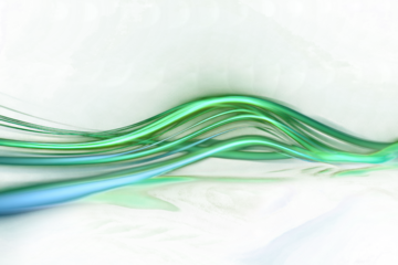 blur green glowing light streak and laser speed motion effect, glowing speed line on night road, blur flash curves neon line wave
