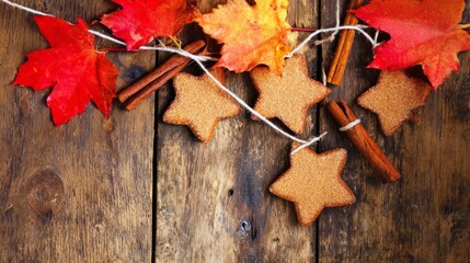 Obraz premium german,cinnamon,unity,flag,national,food,baking,autumn,foliage,celebration,tradition,wooden,sugar,recipe,honeycake,rustic,sweet,holiday,table