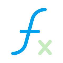 Obraz premium function duo tone icon