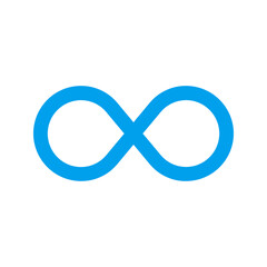 Fototapeta premium infinity duo tone icon