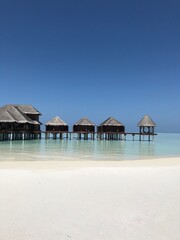 tropical beach hut