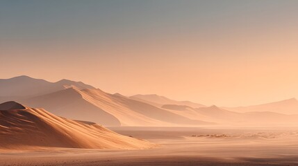 A cinematic capture of a desert oasis glowing in golden sunset tones