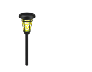 Solar Garden Light with Illuminated Lantern