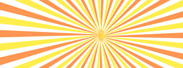 editable retro sunburst
