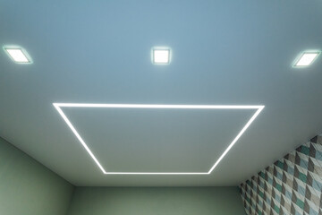 The contemporary approach to ceiling design includes the innovative use of integrated LED lighting...