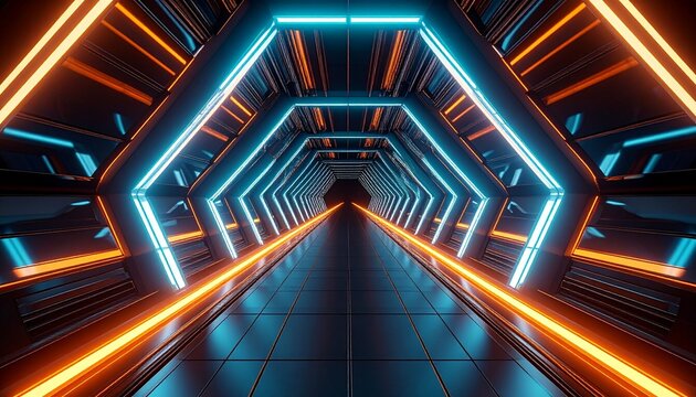 light trails on the bridge