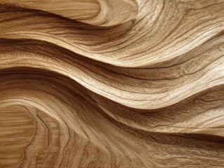 Obraz premium Abstract wood surface with flowing waves
