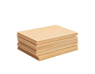 Stack of Envelopes - Beige Paper, Organized Pile, Office Supplies