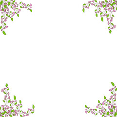 floral frame design