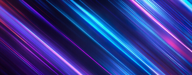 Background wallpaper neon light glow diagonal stripes gradient colored bright beam futuristic speed energy modern design line pattern.