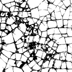 Obraz premium Abstract background featuring a chaotic network of black lines forming irregular shapes on a white surface