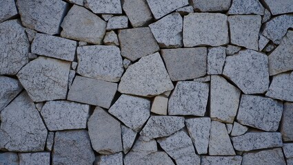 Rustic Gray Stone Wall Texture: Irregular, Natural, Seamless Background