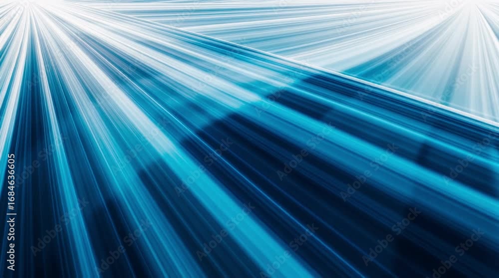 Aufkleber blue light rays abstract background wallpaper design bright lines glow effect texture pattern graphi