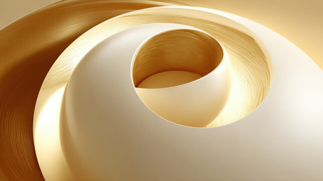 A detailed 3D model of swirling shapes, perfect for data analysis and healthcare concepts.