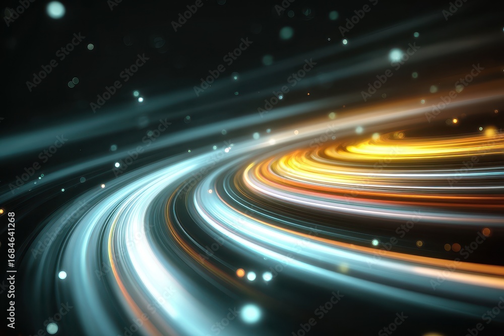 Aufkleber colorful abstract music background creates a dynamic and lively atmosphere with vibrant lines and gl
