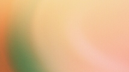 Soft gradient of peach and green with subtle grain texture abstract background