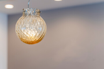 ガラスのペンダントライト