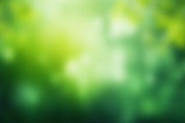 Obraz premium Stunning green abstract gradient background with vibrant natural tones and soft glowing light