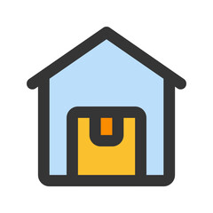 inventory outline fill icon