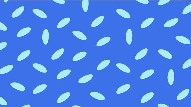 Abstract background featuring floating playful shapes in vibrant colors