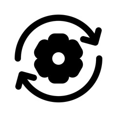automation glyph icon