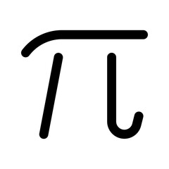 Pi glyph icon