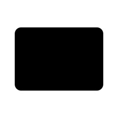 rectangle glyph icon