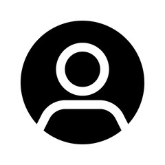 user glyph icon