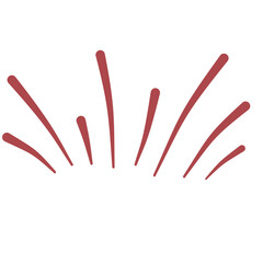 Fototapeta premium Handdrawn Ray Line Scribble