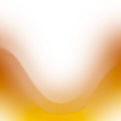 Abstract Glowing With A Smooth Yellow And Brown Wavy Border