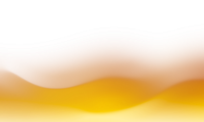 Abstract Glowing With A Smooth Yellow And Brown Wavy Border