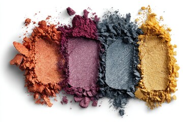 Crushed eyeshadow palette swatches (1)