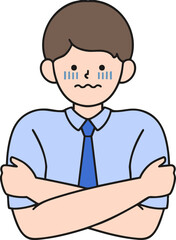 a man with an air-conditioning condition