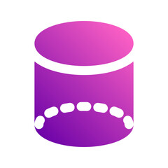 cylinder gradient icon