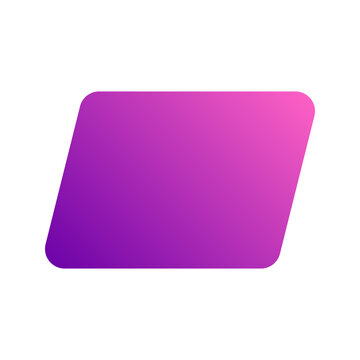 parallelogram gradient icon