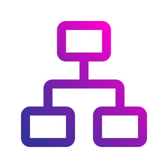 structure gradient icon