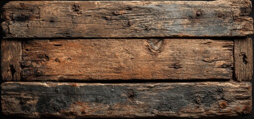 Fototapeta premium Weathered Wooden Box